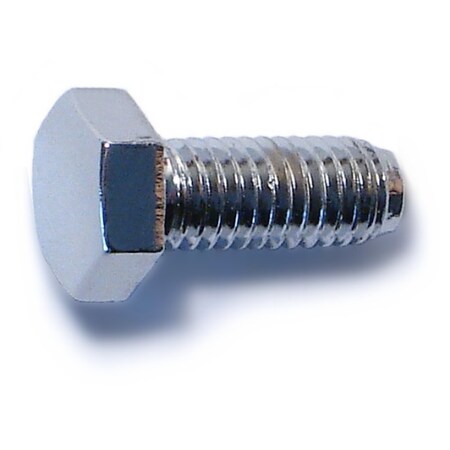 Midwest Fastener Class 8.8, M5-0.80 Hex Head Cap Screw, Chrome Plated Steel, 12 mm L, 10 PK 79967